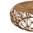 Saucer Coffee Table - Round - Large - Natural - Rattan