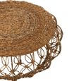 Saucer Coffee Table - Round - Large - Natural - Rattan