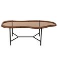 Zir Coffee Table - Abstract - Multi Colored - Mirrored and Metal