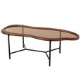 Zir Coffee Table - Abstract - Multi Colored - Mirrored and Metal