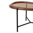 Zir Coffee Table - Abstract - Multi Colored - Mirrored and Metal