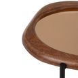 Zir Coffee Table - Abstract - Multi Colored - Mirrored and Metal