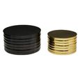 Arti Coffee Tables - Set of 2 - Round - Black - Metal
