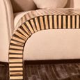 Bambusa Coffee Table - Curved - Bamboo Inlay