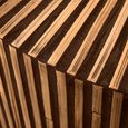 Bambusa Coffee Table - Round - Bamboo Inlay