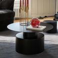 Coffee Table - Round - Large - Black - Metal