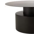 Coffee Table - Round - Large - Black - Metal