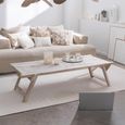 Army Coffee Table - Large - White Washed - Recycled Wood