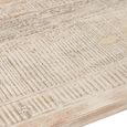 Army Coffee Table - Large - White Washed - Recycled Wood