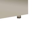 Carlox Coffee Table - Square - Black Glass and Chrome