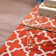 Clarence Coffee Table - Clear Glass with Gold Metal