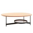 Doha Coffee Table - Oval - Walnut