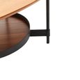 Doha Coffee Table - Oval - Walnut