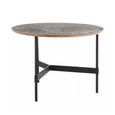Doha Coffee Table - Round - Grey Slate