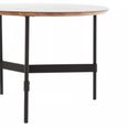 Doha Coffee Table - Round - Grey Slate