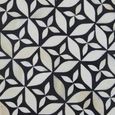 Fusion Coffee Table - White Bone Inlay - Round with Gold Base