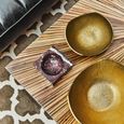 Gabelle Coffee Table - Dark Bamboo Wood - Sunburst