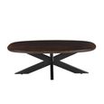 Jesper Coffee Table - Oval - Large - Chestnut - Mango Wood