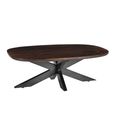 Jesper Coffee Table - Oval - Large - Chestnut - Mango Wood