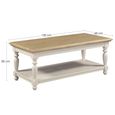 Chateau Coffee Table - Grey Painted - Pine