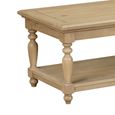 Chateau Coffee Table - Natural - Rustic Pine