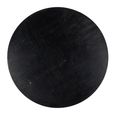 Ironville Brass Ribbed Round Coffee Table
