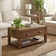 Oakridge Storage Coffee Table - Dark Oak