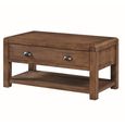 Oakridge Storage Coffee Table - Dark Oak