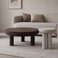 Brix Niko Coffee Table - Round - Rust - Metal