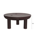 Brix Niko Coffee Table - Round - Rust - Metal