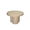 Brix Noa Coffee Table - Round - Beige - Metal