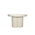 Brix Noa Coffee Table - Round - Off White - Metal