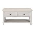 Provence Painted Coffee Table - 2 Drawer - Truffle