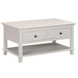 Provence Painted Coffee Table - 2 Drawer - Truffle