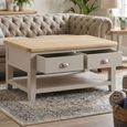 Windermere Painted Storage Coffee Table - Oyster Grey
