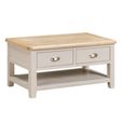 Windermere Painted Storage Coffee Table - Oyster Grey
