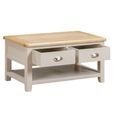 Windermere Painted Storage Coffee Table - Oyster Grey