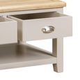 Windermere Painted Storage Coffee Table - Oyster Grey