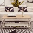 Chiswick Coffee Table - Oak and Metal
