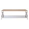 Chiswick Coffee Table - Oak and Metal