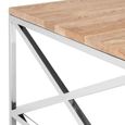 Chiswick Coffee Table - Oak and Metal