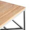 Chiswick Coffee Table - Oak and Metal