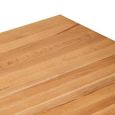 Jana Coffee Table - Square - Oak and Gold Metal