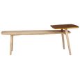 Kyra Coffee Table - 2 Tier - Natural Elm Wood