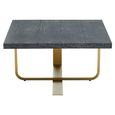 Lena Coffee Table - Square - Black - Oak