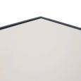 Logan Coffee Table - Mirrored with Black Metal