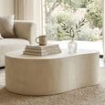 Brix Organic Coffee Table - Abstract - Large - Sandy - Concrete