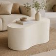 Brix Organic Coffee Table - Abstract - Medium - Sandy - Concrete
