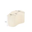 Brix Organic Coffee Table - Abstract - Medium - Sandy - Concrete