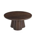 Brix Clubs Coffee Table - Round - Chestnut - Mango Wood